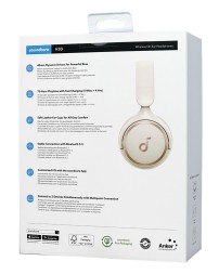 Стереонаушники Bluetooth полноразмерные Anker Soundcore A3012 белые