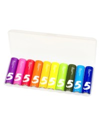 Батарейки алкалиновые ZMI Rainbow AA LR6 (10шт) NQD4000RT разноцветные