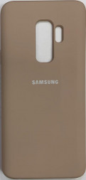 Накладка для Samsung Galaxy S9 Plus Silicone cover пудро
