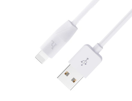  Usb Кабель-зарядка Lightning Hoco X1 Rapid 1м 2.1А силиконовый белый