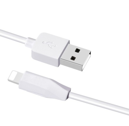  Usb Кабель-зарядка Lightning Hoco X1 Rapid 1м 2.1А силиконовый белый