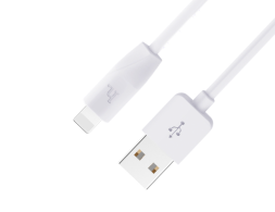 Usb Кабель-зарядка Lightning Hoco X1 Rapid 1м 2.1А силиконовый белый