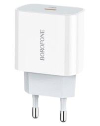 Сетевое зар. устр. Borofone BA38A Plus 1C 20W белое