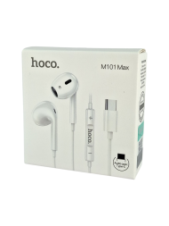 Наушники с микрофоном Hoco M101 Max Type-C белые
