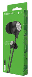 Наушники с микрофоном Borofone BM28 Tender Sound 1.2м черные