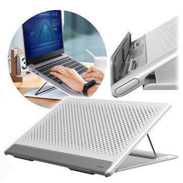 Подставка для ноутбука Baseus Let&#039;s go Mesh Portable Laptop Stand (SUDD-2G) белая