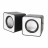  Акустическая система 2.0 Smartbuy Mini (SBA-2810) 2х2.5Вт пластик серебристая