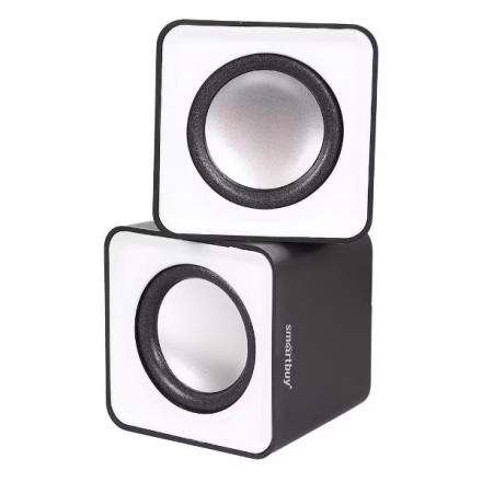  Акустическая система 2.0 Smartbuy Mini (SBA-2810) 2х2.5Вт пластик серебристая