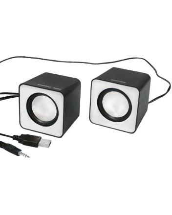  Акустическая система 2.0 Smartbuy Mini (SBA-2810) 2х2.5Вт пластик серебристая