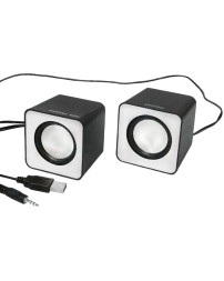 Акустическая система 2.0 Smartbuy Mini (SBA-2810) 2х2.5Вт пластик серебристая