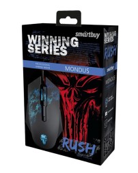 Мышь игровая проводная Smartbuy RUSH Mondus черная (SBM-744G-K)