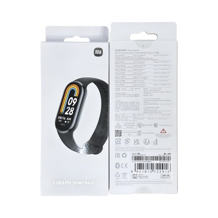  Фитнес-браслет Xiaomi Mi Band 8 черный глобальный версия