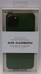 Накладка для i-Phone 11 Pro Max K-Doo Air Carbon пластик зелёная