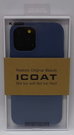 Накладка для i-Phone 12 Pro Max K-Doo iCoat силикон синяя