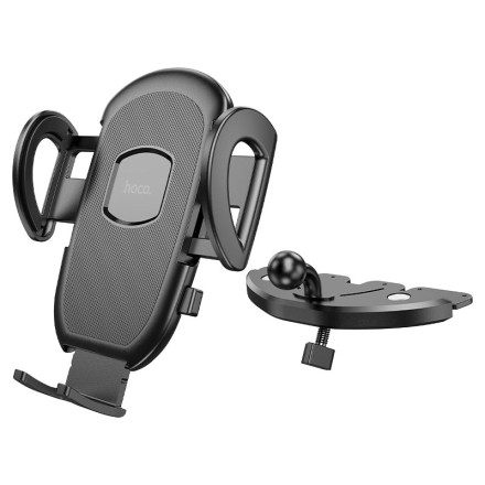  Держатель в автомобиль в CD SLOT Hoco H11 с зажимом черный