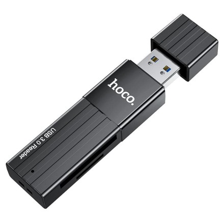  Картридер Hoco HB20 2TB 5Gbps USB3.0 чёрный