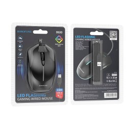 Мышь проводная Borofone BG10 черная