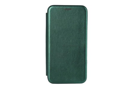  Чехол-книжка Xiaomi redmi 13C Fashion Case кожаная боковая зеленая