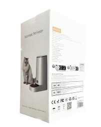 Умная кормушка для животных Rojeco 4L Automatic Pet Feeder WIFI Version Single Bowl (белая)