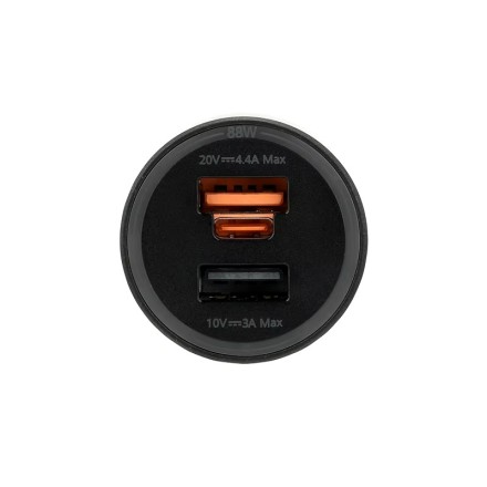  Автомобильное заряд. устр. Huawei P0015 2USB/1C 4.4A 88W черное
