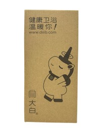 Лейка для душа Dabai diiib 115мм DXHS015-1 бело-оранжевый