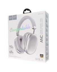 Стереонаушники Bluetooth полноразмерные Hoco W35 Max ANC BT5.3/45ч серебристые