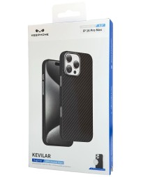 Накладка для i-Phone 16 Pro Max Keephone Kevilar MagSnap черный