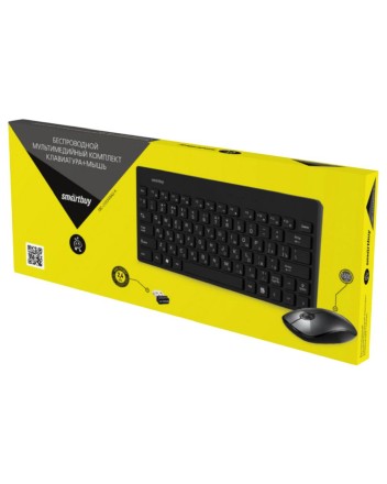  Комплект клавиатура+мышь Smartbuy 220349AG черный (SBC-220349AG-K) /20