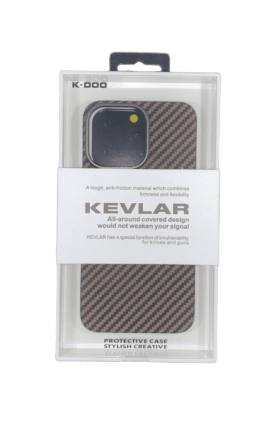  Накладка для i-Phone 13 Pro K-Doo Kevlar пластик бронзовая