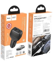 Автомобильное заряд. устр. Hoco Z36 2USB 2.4A + Lightning черное