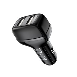 Автомобильное заряд. устр. Hoco Z36 2USB 2.4A + Lightning черное