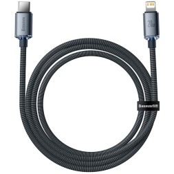 Кабель-зарядка Type-C на Lightning Baseus Crystal Shine Series 1.2м (CAJY000201) 20W черный