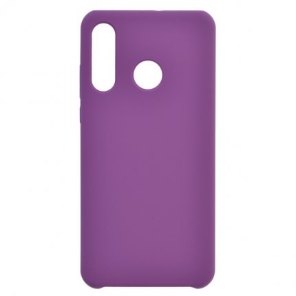  Накладка для Samsung Galaxy A60 Silicone cover фиолетовая