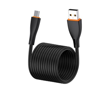  Usb Кабель-зарядка Type-C EOFE AC21 2.4A 1м черный