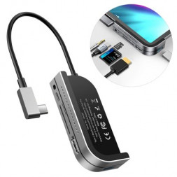 HUB Adapter Baseus Type-C (1USB, Card Reader, HDMI, USB-C, Audio output) (CAHUB-WJ0G)