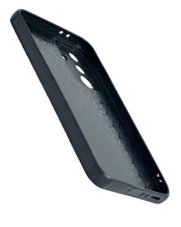 Накладка  Samsung Galaxy A36/A56(под кожу) чёрный