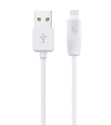 Usb Кабель-зарядка Lightning Hoco X1 Rapid 1м 2.4А силиконовый белый (2шт. в упаковке)