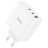  Сетевое зар. устр. Hoco N30 GaN 1USB/2USB-С 65W белое