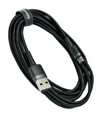 Usb Кабель-зарядка Micro Baseus Cafule 3м (CAMKLF-HG1) серо-черный