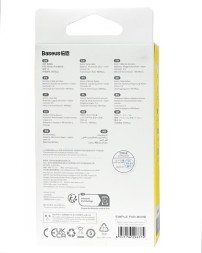 Usb Кабель-зарядка Micro Baseus Cafule 3м (CAMKLF-HG1) серо-черный