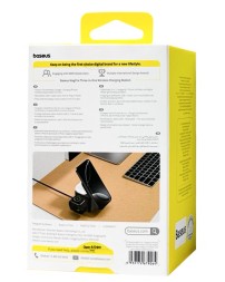 Беспроводная зарядная станция Baseus MagPro 2-in-1 Magnetic Charger 25W черный  P10264100123-01