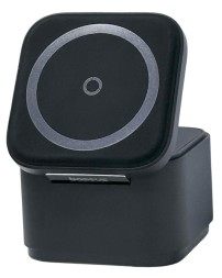 Беспроводная зарядная станция Baseus MagPro 2-in-1 Magnetic Charger 25W черный  P10264100123-01