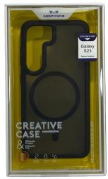 ΠΠ°ΠΊΠ»Π°Π΄ΠΊΠ° Π΄Π»Ρ Samsung Galaxy S23 Keephone Magsafe series ΡΠΈΠ»ΠΈΠΊΠΎΠ½ ΠΏΡΠΎΠ·ΡΠ°ΡΠ½ΡΠΉ ΡΠ΅ΠΌΠ½ΡΠΉ