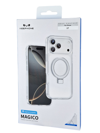  Накладка для i-Phone 17 Keephone Magico MagSnap прозрачный