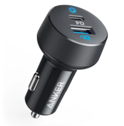 Автомобильное зар. устр. Anker A2732 1USB/1C 35W черный