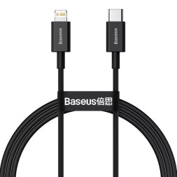Кабель-зарядка Type-C на Lightning Baseus Superior 1м (CATLYS-A01) 20W черный