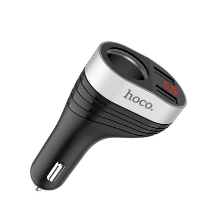  Автомобильное заряд. устр. Hoco Z29 2USB 3.1A дисплей черное