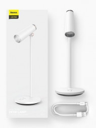 Светильник Baseus i-wok Series Charging Office Reading Desk Lamp DGIWK-A02 белый