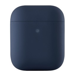 Силиконовый чехол для AirPods темно-синий