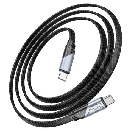  Usb Кабель-зарядка Type-C на Type-C Hoco U119 3A 60W 1.2м черный